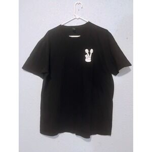 Doors Jimi Hendrix Slipknot Pink Floyd Legends of Rock Black T-shirt Men's XL